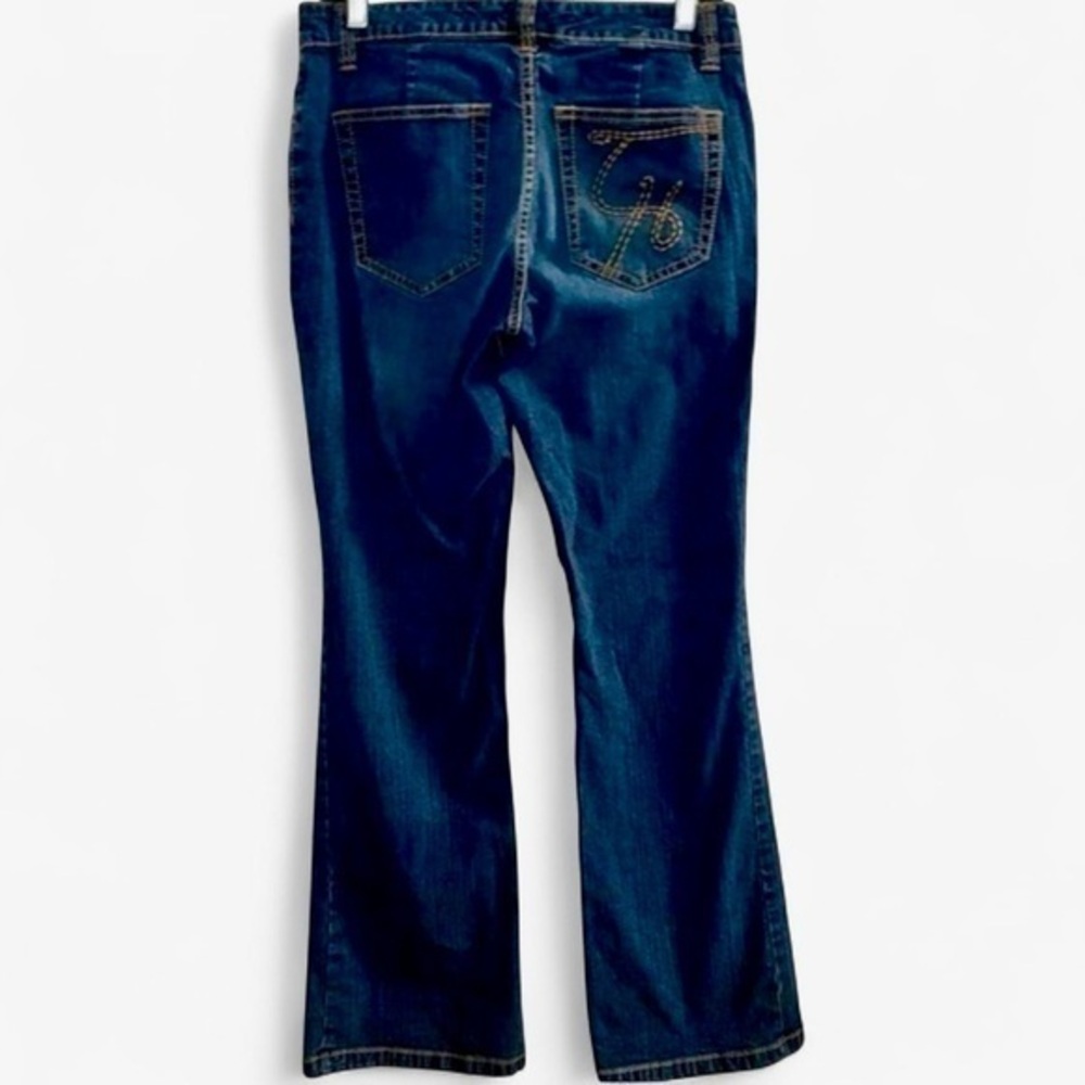 Vtg TOMMY HILFIGER Bootcut Blue Jeans - Size 8